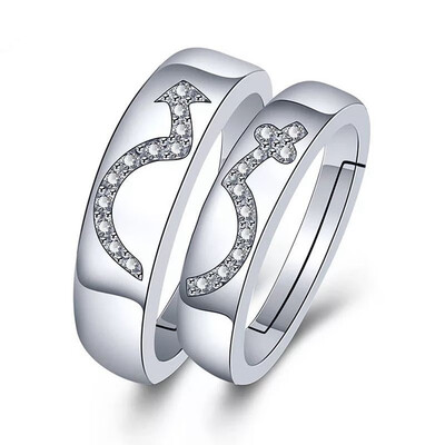 

Couple Ring Jewelry Wedding Rings Men Women Ring Sets Romantic Jewelry Couples Ring For Lovers