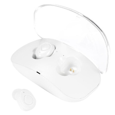 

Wireless Practical Simple TWS Stereo BT Mini Sport Headset With Charging Box Earphone
