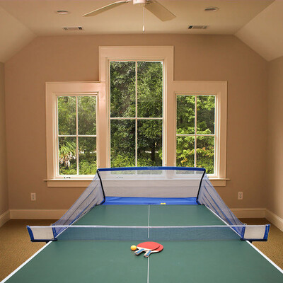 

TOMSHOO Table Tennis Catch Net Ping Pong Ball Training Catch Net Collector Trainer Robot Table Tennis Practice Training Machine