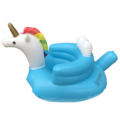 

Inflatable Baby Chair Portable Kids Sofa Cartoon Training Seat Pushchair for Feeding Shower Play Beach Travel PVC Pink Parrot