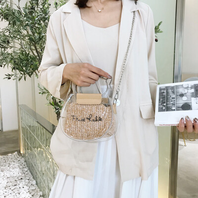 

Tailored 2Pcs Fashion Women Weave Feather Waterproof Bag Crossbody Bag Shoulder Bag