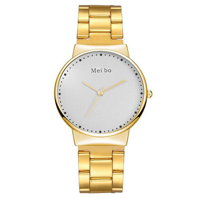

Luxury Women Watches Featured Dial Ladies Fashion Quartz Wristwatch Rose Gorld Alloy Strap Clock Casual Dress Reloj Mujer