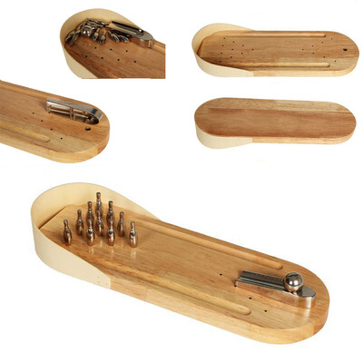 

YIWULAMini Desktop Bowling Toy Wooden Trendy Kids Children Learning Education Toy Gift
