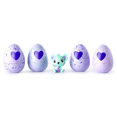 

4pcs Re-useable Magic Hatch Egg Collect Exclusive Flaming Eggs with A Little Cute Pet