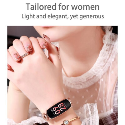 

AK16 Women Heart Rate Monitor Fitness Tracker IP67 Waterproof Bracelet