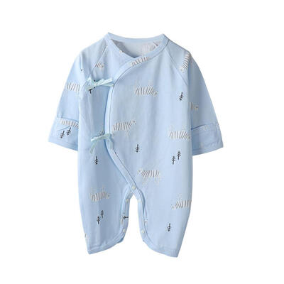 

Newborn Summer Spring Long Sleeve Cute Cartoon Print Cotton Baby Rompers
