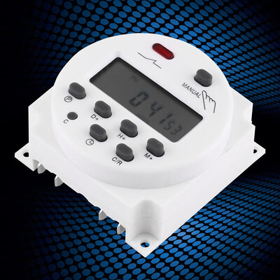 

Siaonvr LCD Digital Weekly Programmable Power Timer Time Relay Switch CN101A