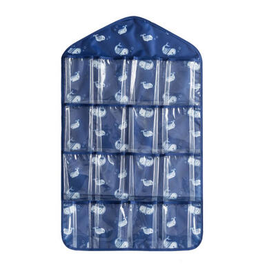 

Hanging Storage Closet Bag 16 Pockets Wall Mounted Wardrobe Hang Bag Holder
