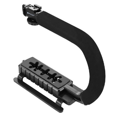 

PULUZ PU3005 C-shaped Camera Bracket Video Handle DV Brackets Steadicam U Shape Stabilizer Grip Stabilizing Tool for DSLR DV Camer