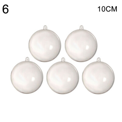 

15Pcs Transparent Plastic Hanging Ball Empty Vase for Flower Plant Decoration