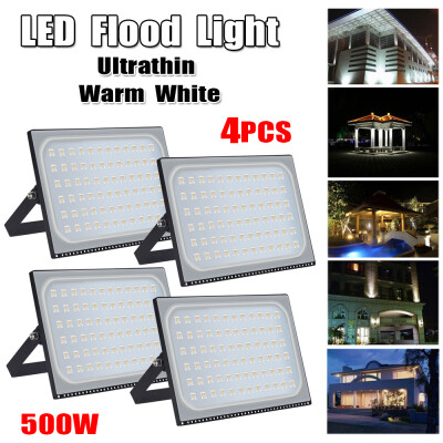 

4Pack 500W LED Flood Light IP65 Waterproof Outdoor Landscape Security Floodlight