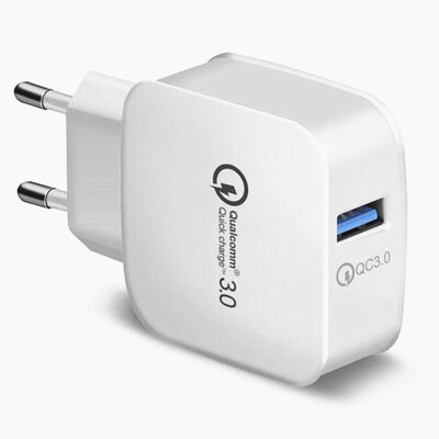 

QC 30 Travel Power Adapter Mobile Phone Charger Quick Charge EU Standard