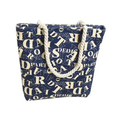

Travel Shopping Lips Letter Print Casual Canvas Women Tote Handbag Shoulder Bag