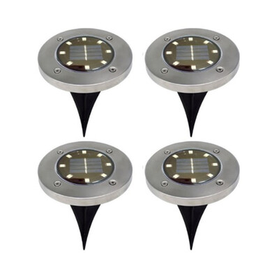

4PCS 16LED Solar Power Buried Light Under Ground Lamp Outdoor Path Way Garden Decking