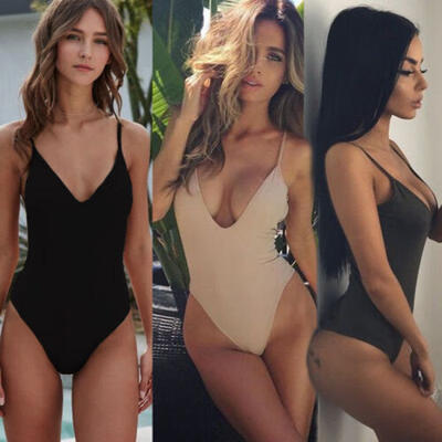 

Womens Short Sleeve Bodysuit Stretch Ladies Leotard Body Tops T shirt Jumpsuit