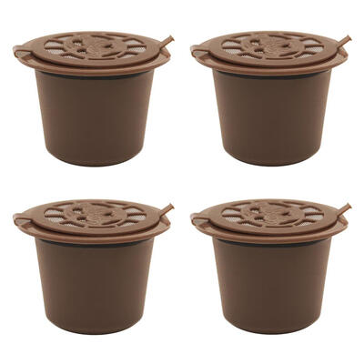 

4pcsset Reusable Coffee Capsule Filter Shell for Nespresso Coffee Machine