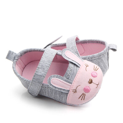 

Newborn Baby Cartoon Sneaker Rabbit Stitchwork Anti-slip Single Shoes Sneaker