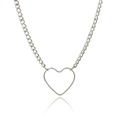 

Fashion Jewelry Hollow Heart Choker Necklace for Women Girl SSvt