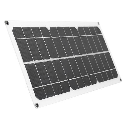 

Solar Panel with USB Port Monocrystalline Silicon Solar Cell DIY Waterproof Camping Power Charger Compatible for iPhone