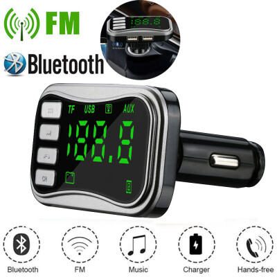 

〖Follure〗Wireless Bluetooth FM Transmitter Modulator Car Kit MP3 Player Dual USB Charger