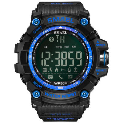 

SMAEL Luxury Brand Smart Watch Men With BT Call SMS Twitter Facebook Whatsapp Skype Reminder Sports Steps Counting