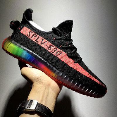 

FAN PAO like Adidas yeezy air boost SPLV-630 casual men colorful zebra mesh running sport athletic sport sneakers walking footwear