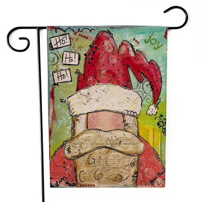 

Tailored Christmas Garden Flag Santa Claus Double Sided Banner Outdoor Lawn Decor Flag