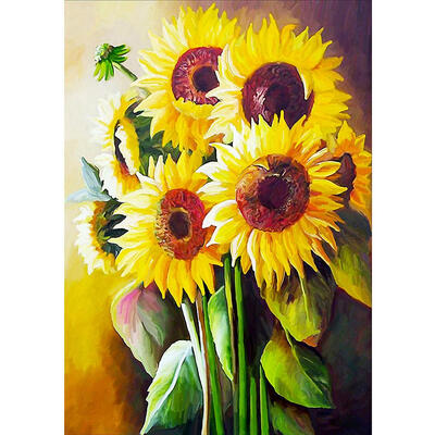 

5D DIY Full Drill Diamond Painting Sunflowers Cross Stitch Embroidery Kits