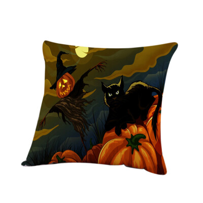 

Siaonvr Halloween Pillow Sofa Pumpkin ghosts Cushion Cover Home Decor