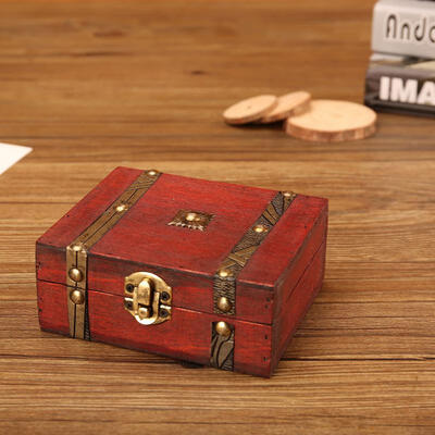 

Greensen Vintage Wooden Jewelry Storage Box Case Organizer Container Holder Gift Home Decor
