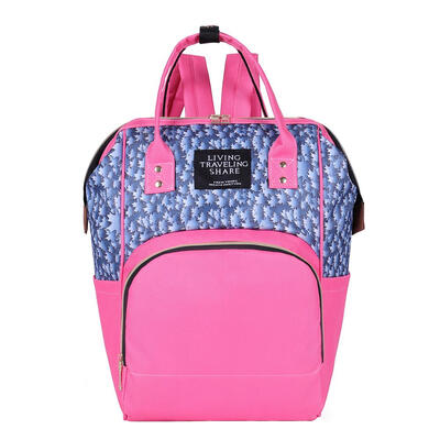 

Plant Print Mommy Travel Backpacks Large Maternity Nappy Top-handle Bags