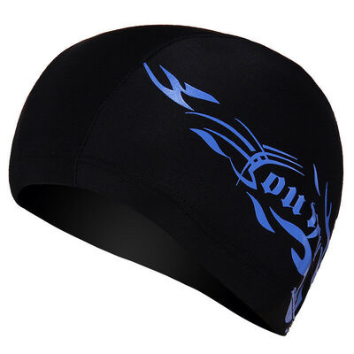 

Adult Unisex Soft Cap Bathing Hat Swimming Cap Fabric Waterproof Spandex