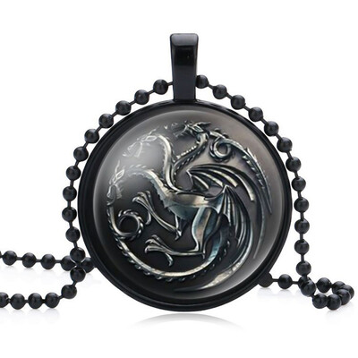 

1 pack Nine family totems Pendant Game of Thrones Necklace Geek Jewelry Girl Gift Birthday Gifts