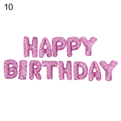 

Happy Birthday Letter Alphabet Air Balloon Kids Toy Wedding Party Decoration