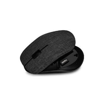 

Rapoo 3500Plus Cloth Cover 1000DPI Wireless Bluetooth Optical Mouse Ergonomic Portable Mice for PC Computer Laptops Grey