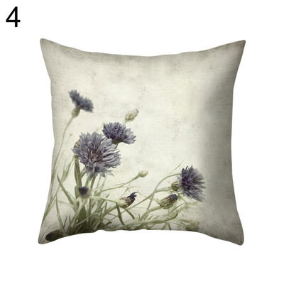 

Vintage Flower Throw Pillow Protector Case Cushion Cover Sofa Bedding Articles
