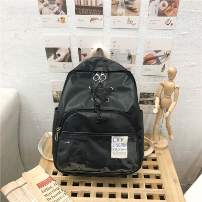 

Ins bag girl Korean version of high school students Japanese campus simple Mori Department of ancient sense girl backpack backpack