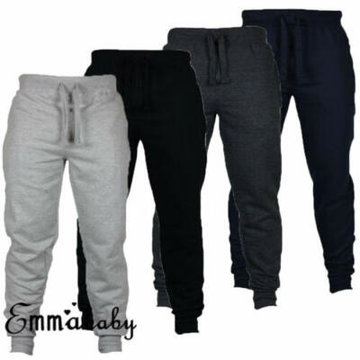 

Mens Sport Pants Long Trousers Tracksuit Fitness Workout Joggers Gym Sweatpants