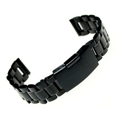 

Gobestart Stainless Steel Bracelet Watch Band Strap Straight End Solid Links
