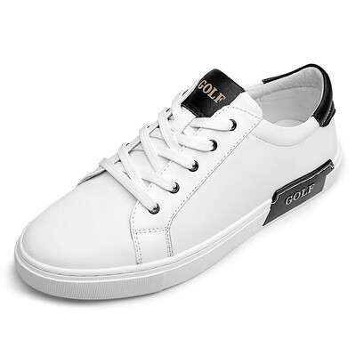 

Golf GOLF Korean fashion belt leather wild low to help the trend of street casual shoes men GM1814354 white 42