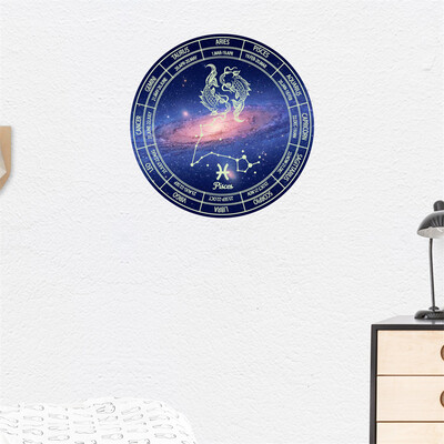 

Toponeto Wall Sticker Twelve Constellations Luminous Glowing Sticker Shining Stars Decor