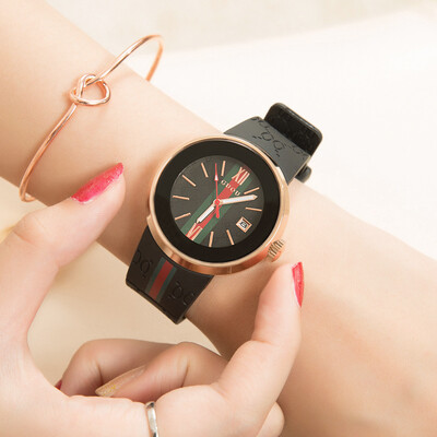 

Orly simple trend ultra-thin quartz watch men&women waterproof couple table belt double calendar watch