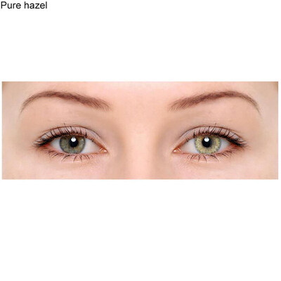 

1 Pair Colored Cosmetic Contact Lenses 0 Degree Women Yearly Use Makeup Eyewear
