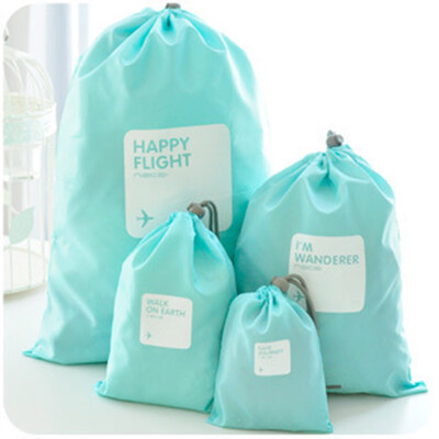 

4PcsSet Portable Waterproof Travel Bundle Pocket Clothing Finishing Storage Bag