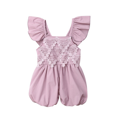 

Lace Newborn Infant Baby Girl Bodysuit Ruffle Romper Jumpsuit Clothes Outfits