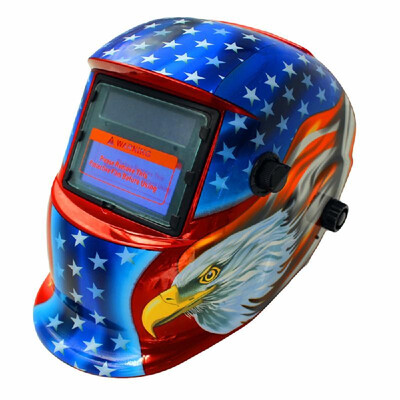 

Solar Powered Welding Helmet Auto Darkening Hood Adjustable for Mig Tig Arc Welder Mask Electric Welding Mask