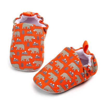 

Cotton cloth Baby Shoes Boys Girls Cartoon Printed First Walkers Spring Autumn