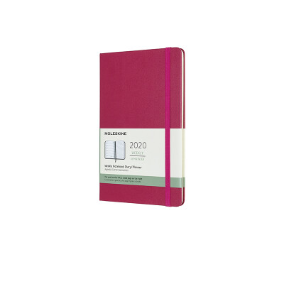 

MOLESKINE 2020 12 months hard-faced weekly notebook notebook schedule this hand pocket pocket large large&beautiful pink - large weekly book 8934