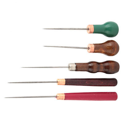 

Greensen DIY Handle Leather Stitching Sewing Awl Leathercraft Hole Punch Tool