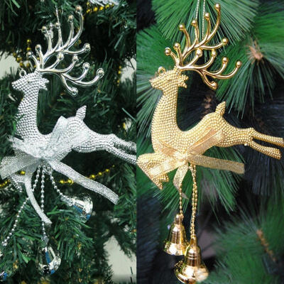 

Home Christmas Tree Ornament Deer Chital Hanging Xmas Baubles Party Decoration